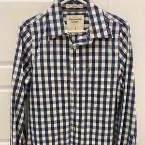 Men’s flannel shirt from Abercrombie and Fitch.